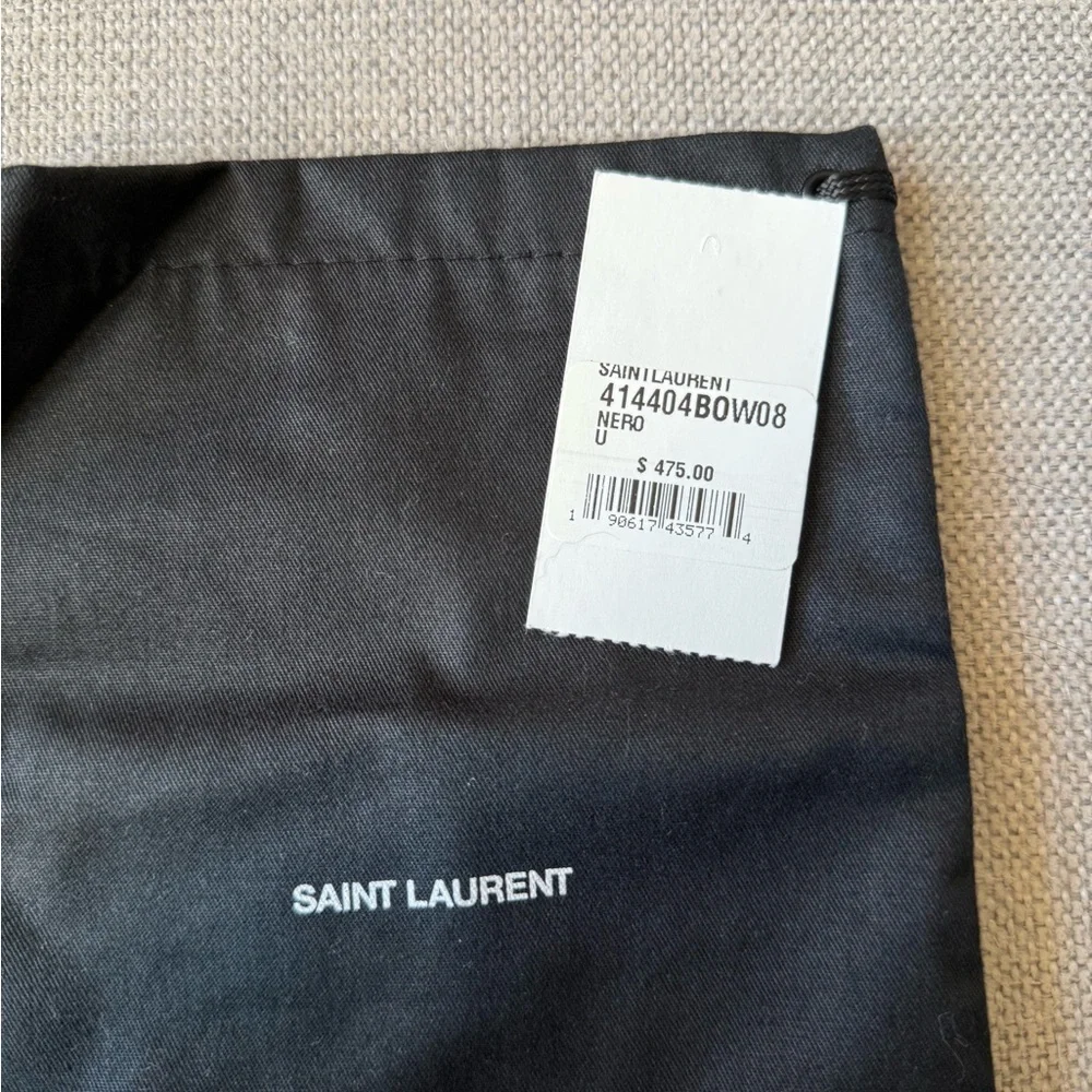 Saint Laurent Textured Black Wallet - Picture 9 of 9